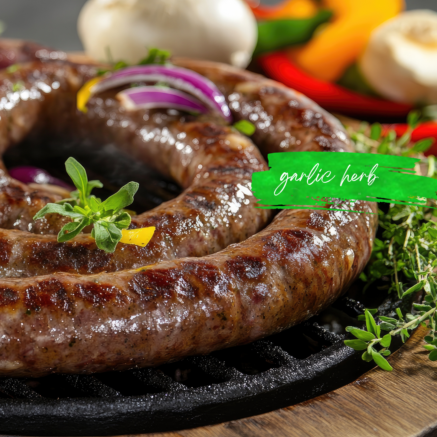 Premium Garlic Herb Boerewors